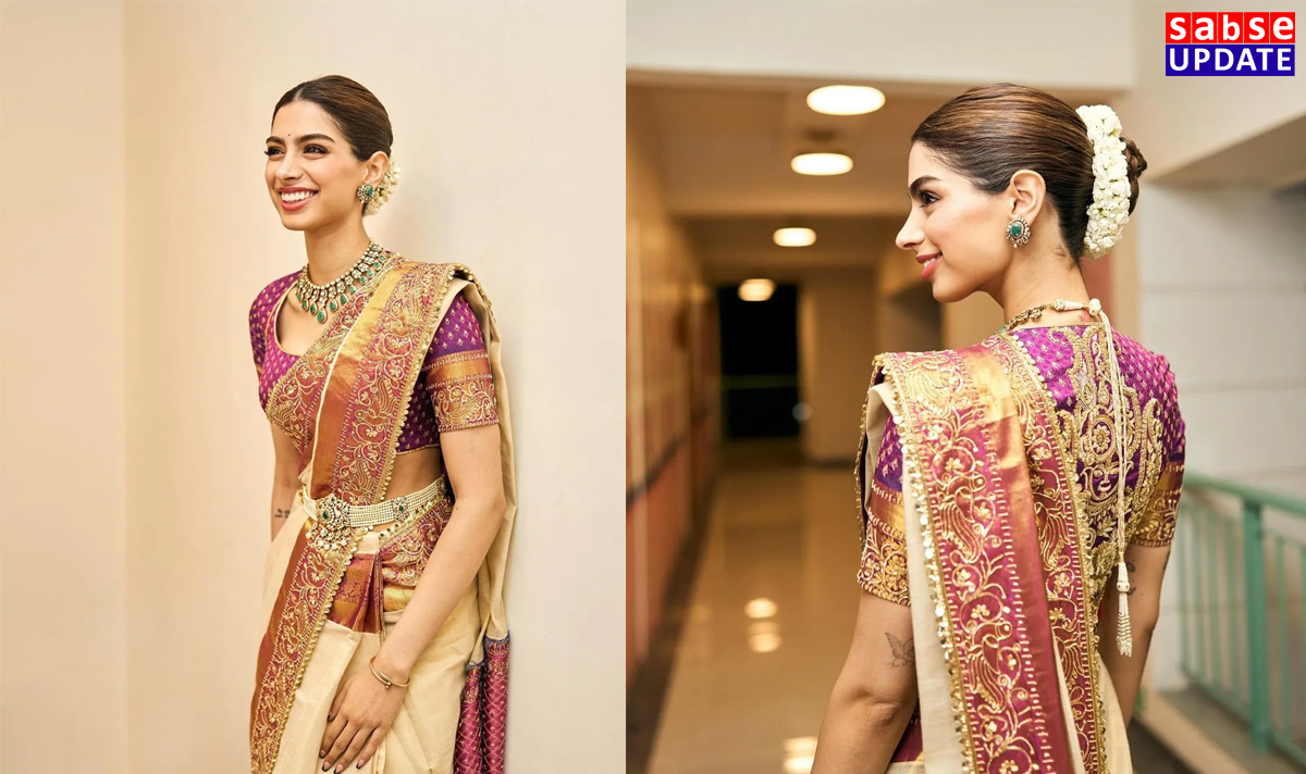 Khushi Kapoor in Pattu Saree